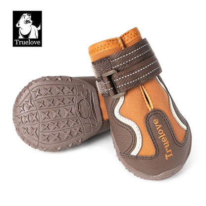Truelove Reflective Waterproof and TPR Sole Shoes for Dogs — back view