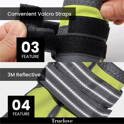Truelove Pet Boots For Dogs Red Set Of 4 Copy - Image 5