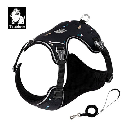 Truelove Ultra Light Harness & Leash Set for Small Dogs — side view