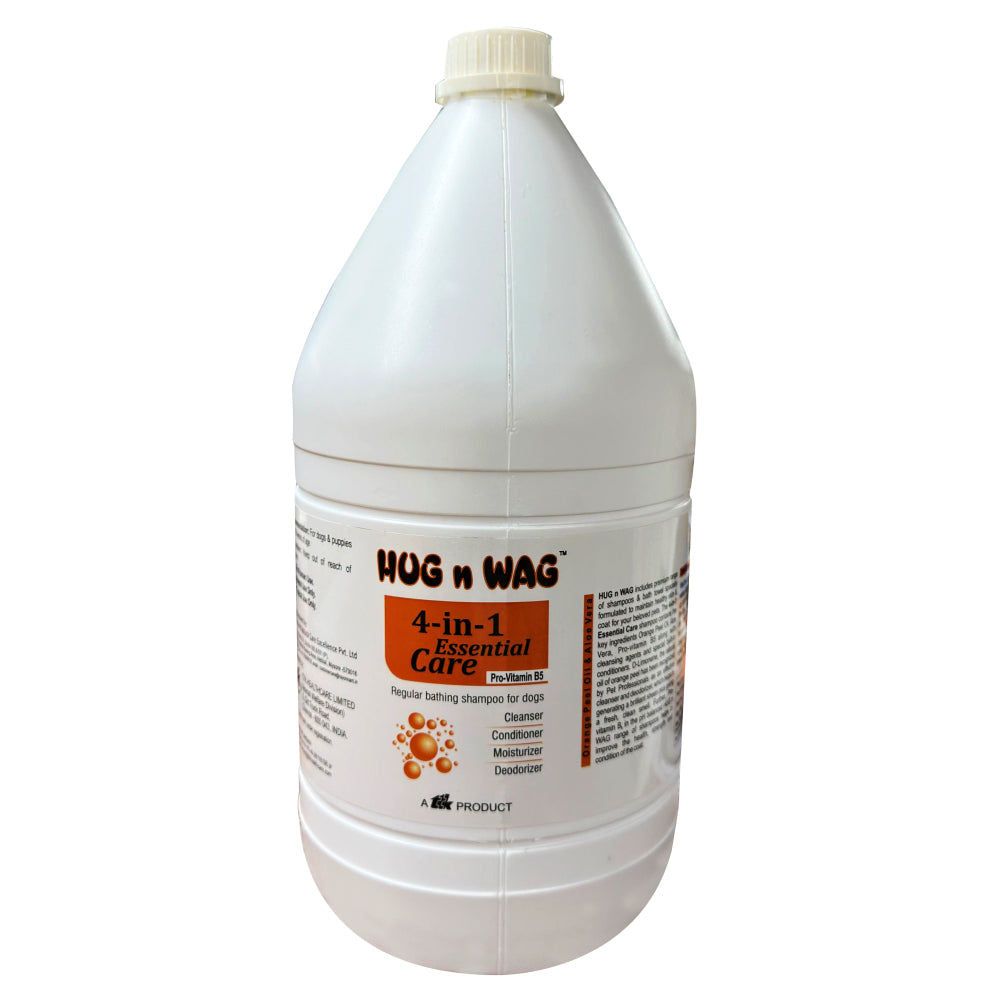 Ttk Hug n Wag Professional 4 in 1 Essential Care Shampoo with Pro Vitamin B5 for Dogs — detail shot