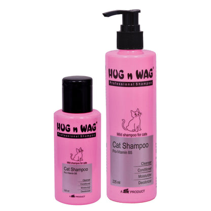 Ttk Hug n Wag Professional Mild Cat Shampoo with Pro Vitamin B5 — back view
