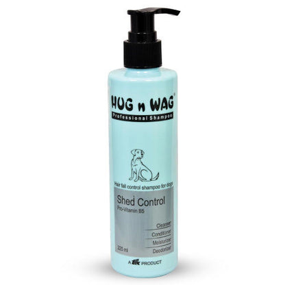 Ttk Hug n Wag Professional Shed Control Shampoo with Pro Vitamin B5 for Dogs — in use