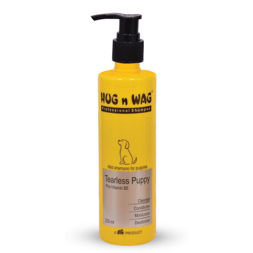 Ttk Hug n Wag Professional Tearless Puppy Shampoo with Pro Vitamin B5 — back view