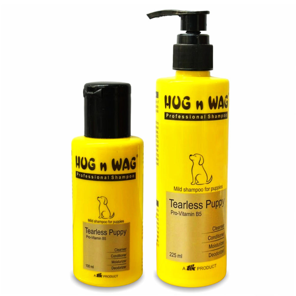 Ttk Hug n Wag Professional Tearless Puppy Shampoo with Pro Vitamin B5 — detail shot