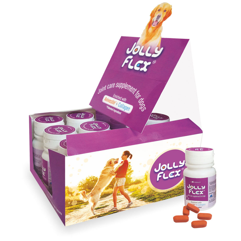 Ttk Jolly Flex Tablets Joint Supplement for Dogs — side view