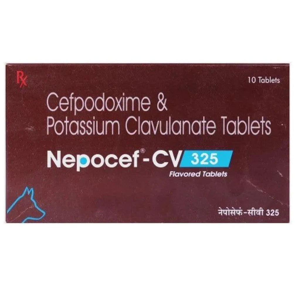 Ttk Nepocef Cv 325Mg Tablet For Dogs And Cats