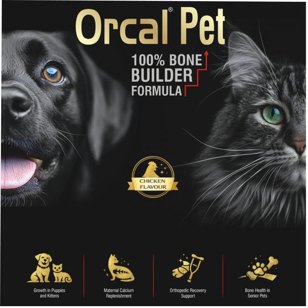 Ttk Orcal Pet Bone Builder for Dogs and Cats — back view