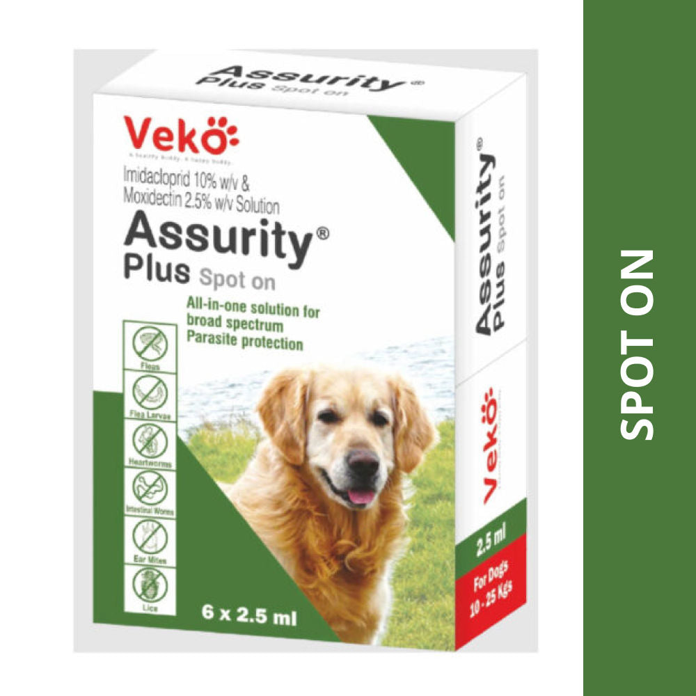 Veko Assurity Plus Spot On For Dogs
