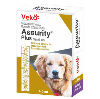 Veko Assurity Plus Tick & Flea Spot On for Dogs — detail shot
