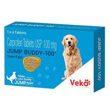 Veko Jump Buddy Carprofen 100Mg Tablet For Dogs Pack Of 6 Tablets