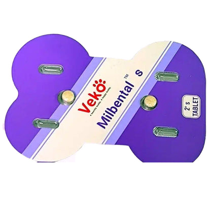 Veko Milbental S Tablets For Puppies Small Dogs 2 Tablets