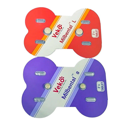 Veko Milbental S Tablets For Puppies Small Dogs 2 Tablets - Image 3