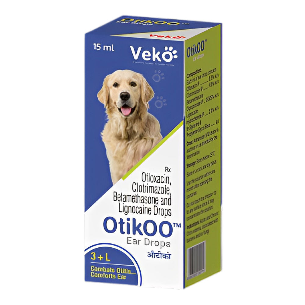 Veko Otikoo (Ofloxacin) Ear Drops — side view