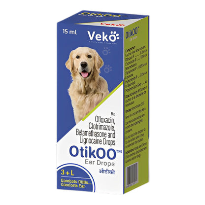 Veko Otikoo (Ofloxacin) Ear Drops — side view