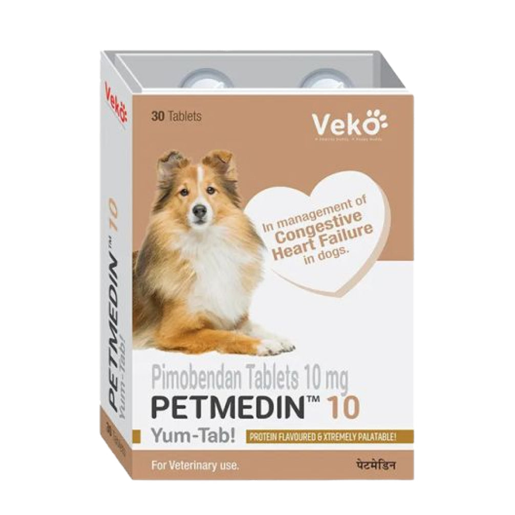 Veko Petmedin 10Mg Pimobendan Tablet For Dogs Pack Of 30 Tablets
