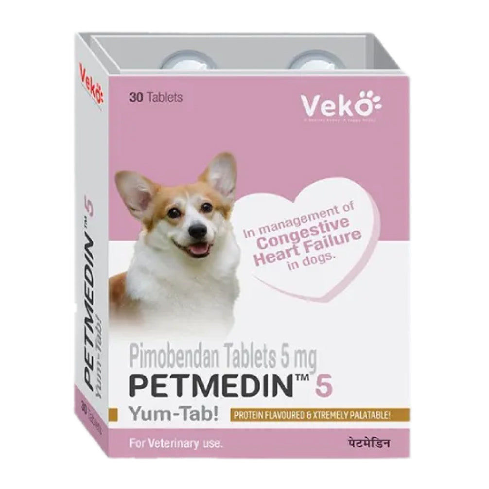 Veko Petmedin 5Mg Pimobendan Tablet For Dogs Pack Of 30 Tablets