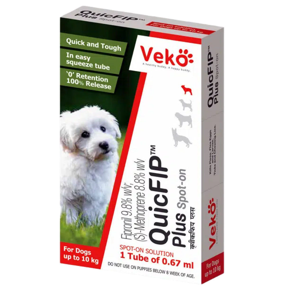 Veko Quicfip Plus Spot On For Dogs