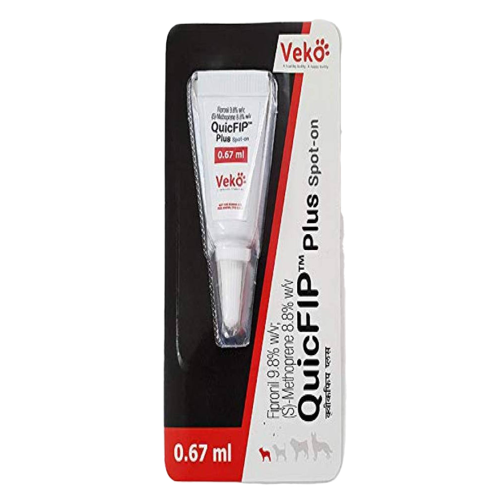 Veko QuicFIP Plus (Fipronil) Spot On for Dogs — side view