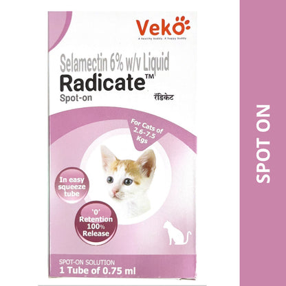 Veko Radicate Cat Tick And Flea Control Spot On