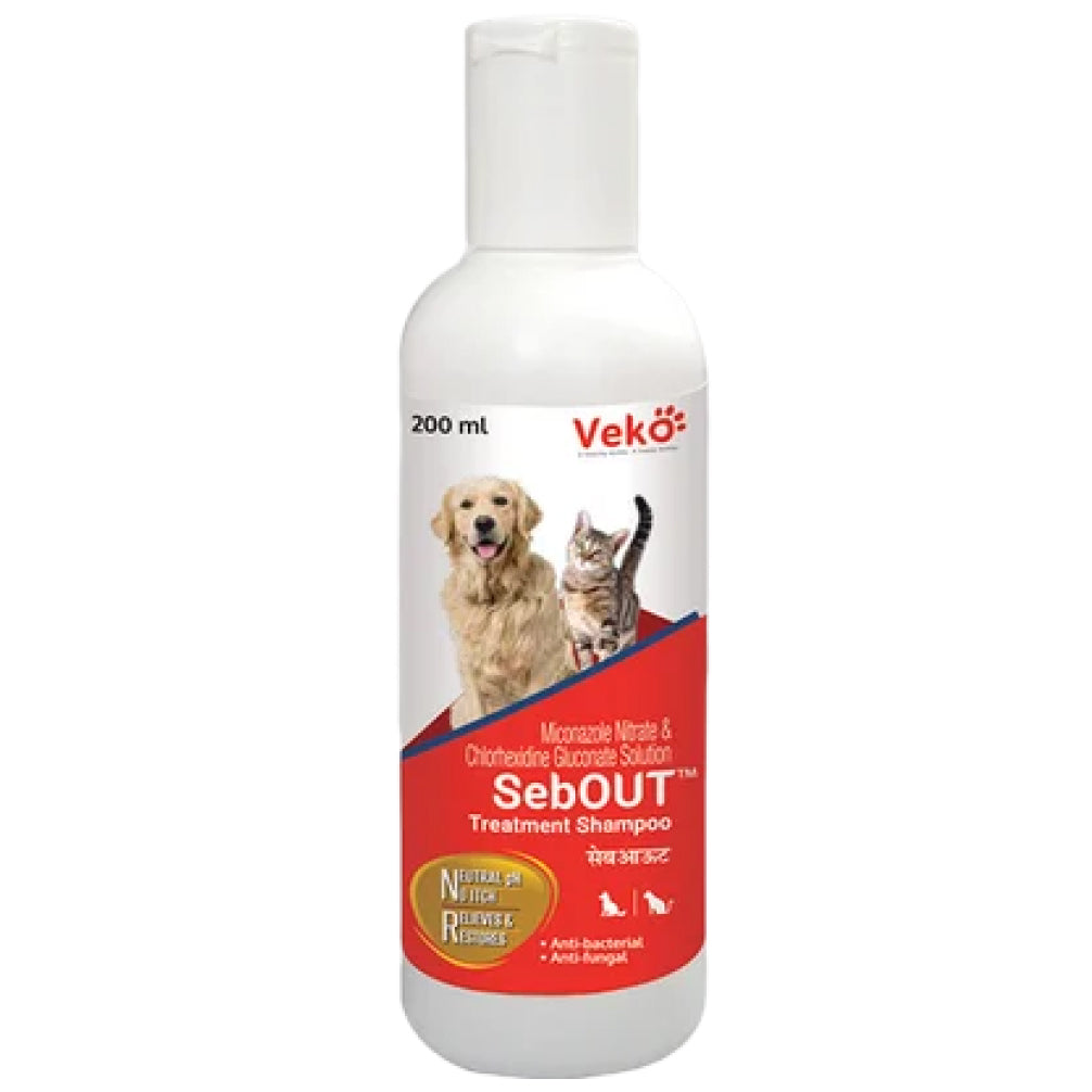 Veko Sebout Treatment Shampoo For Dogs And Cats