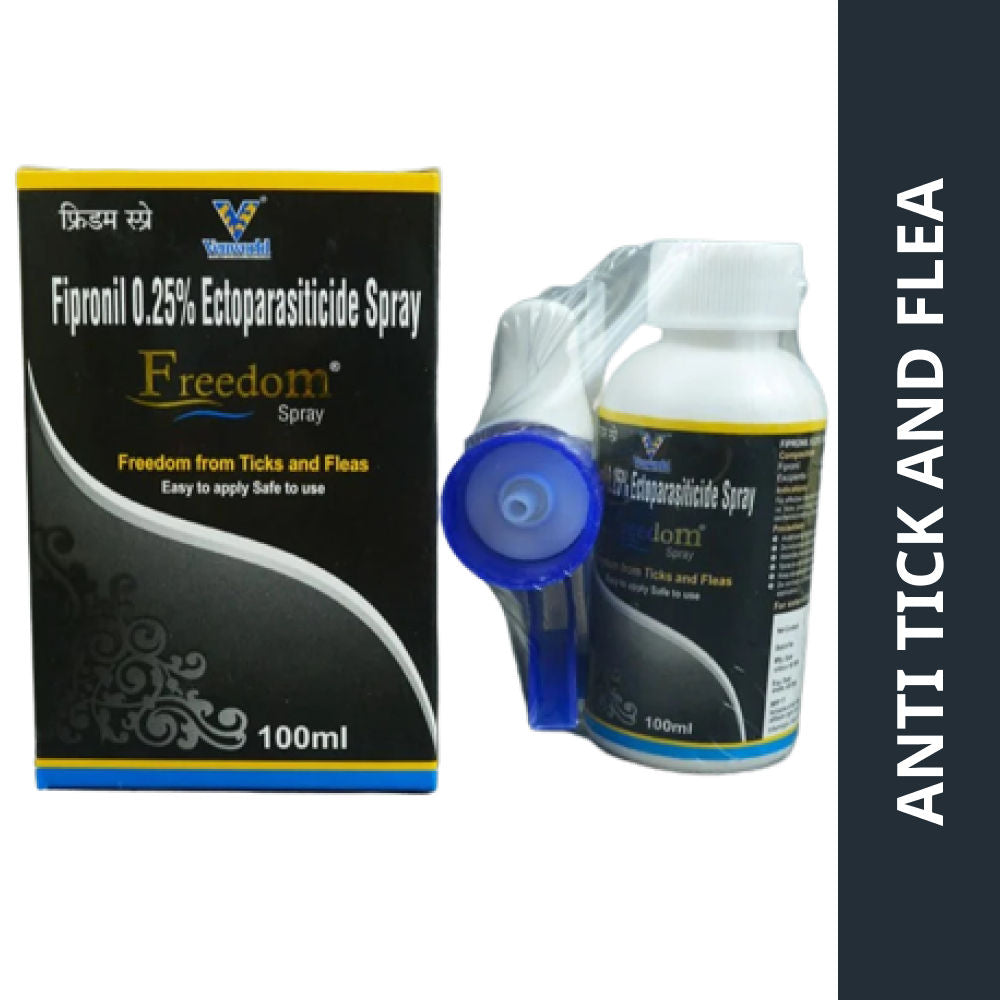 Venkys Freedom Tick And Flea Control Spray For Dogs And Cats