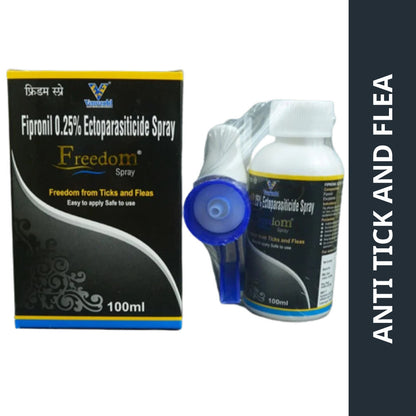 Venkys Freedom Tick And Flea Control Spray For Dogs And Cats