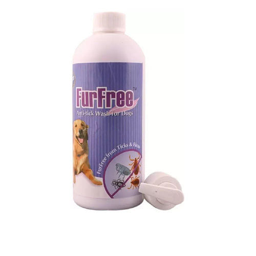 Venkys Furfree Anti Tick Wash for Dogs — back view