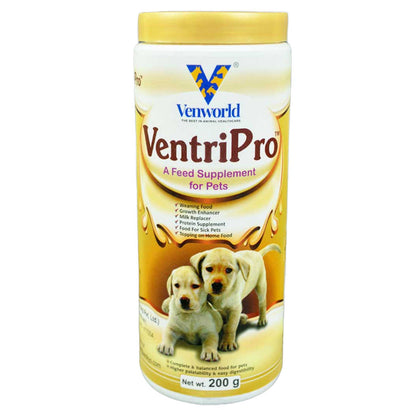 Venkys Ventripro Puppy Weaning Supplement — side view