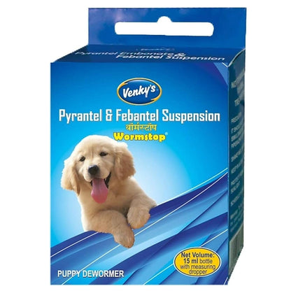 Venkys Wormstop Puppy Dewormer Suspension — side view
