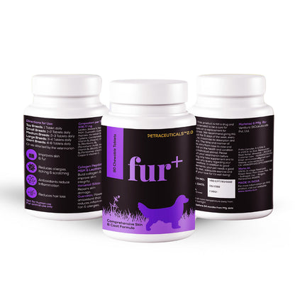 Venttura Fur Plus Chewable Skin & Coat Supplement Tablets for Dogs — image 6
