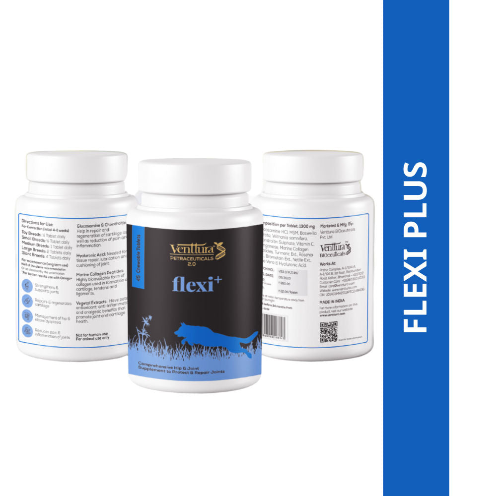 Venttura Flexi Plus Hip And Joint Chewable Tablets T For Dogs