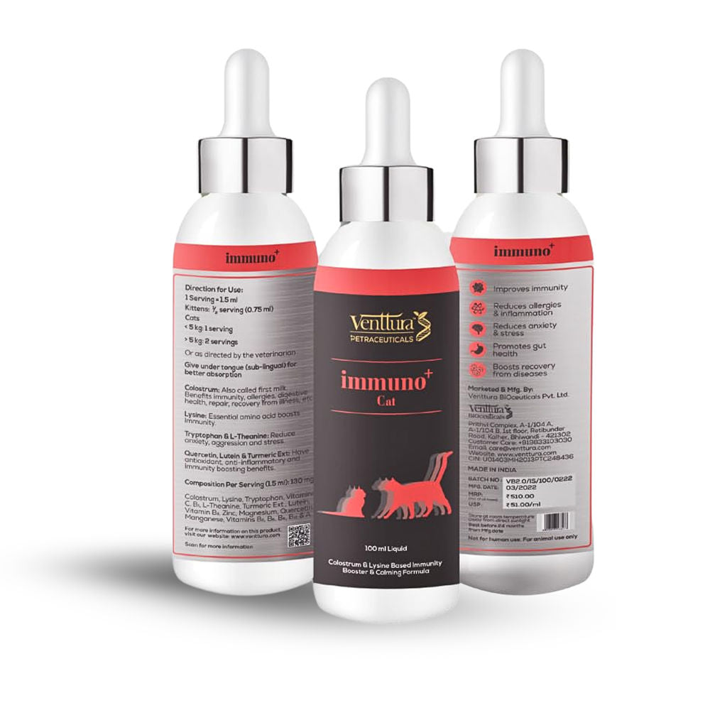 Venttura Immunity Booster Calming Supplement For Cats