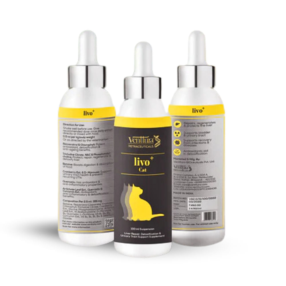 Venttura Liver Repair Support Recovery Recuperation Supplement For Cats