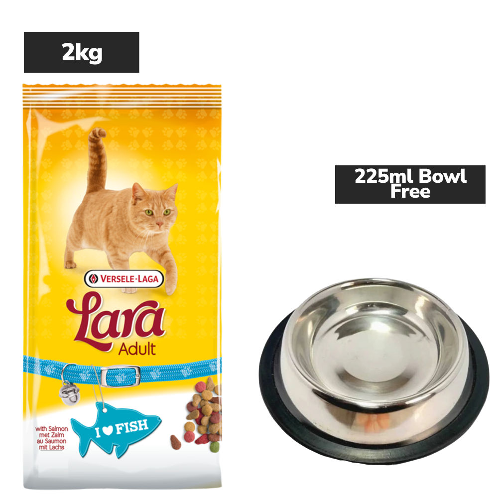 Versele Laga Lara Salmon Adult Cat Dry Food — back view