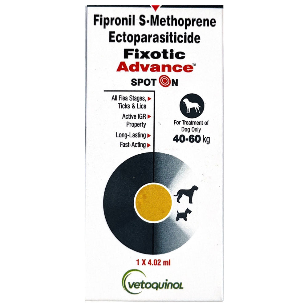 Vetoquinol Fixotic Advance (Fipronil) Tick & Flea Control Spot On for Dogs — detail shot