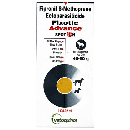 Vetoquinol Fixotic Advance (Fipronil) Tick & Flea Control Spot On for Dogs — detail shot