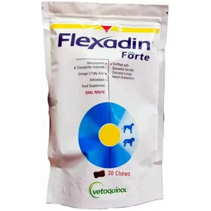 Vetoquinol Flexadin Forte Joint Support tablet for Dogs — back view
