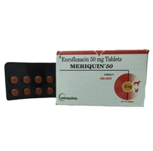 Vetoquinol Meriquin 50Mg Enrofloxacin Tablets For Dogs And Cats