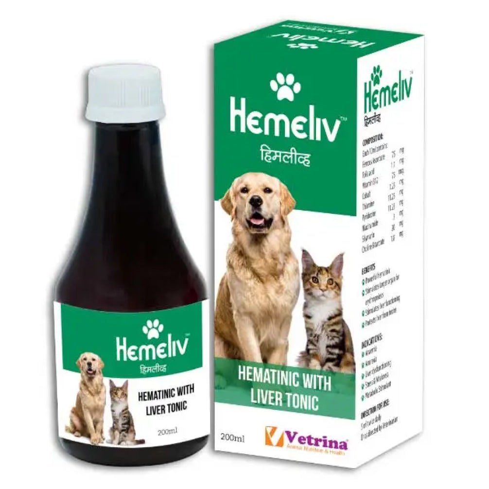 Vetrina Hemeliv Syrup For Dogs And Cats