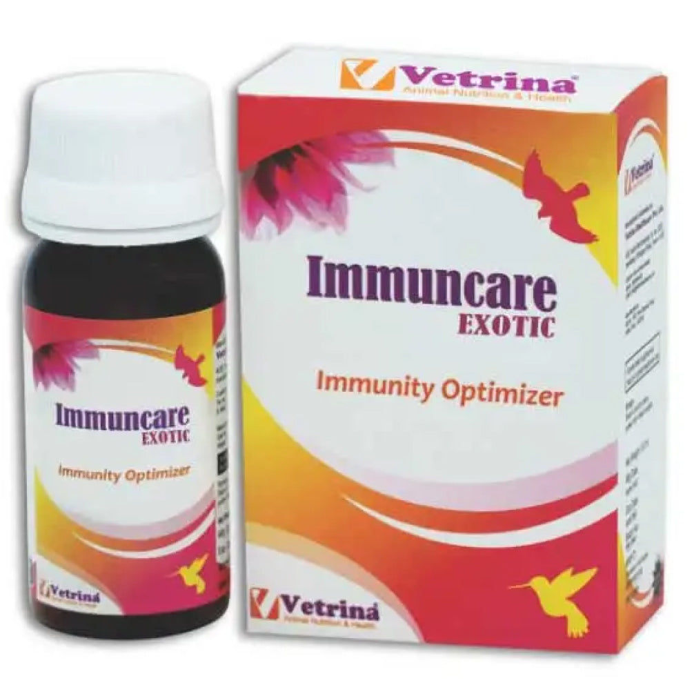Vetrina Immucare Exotic Drop Immunity Optimizer for Birds — side view