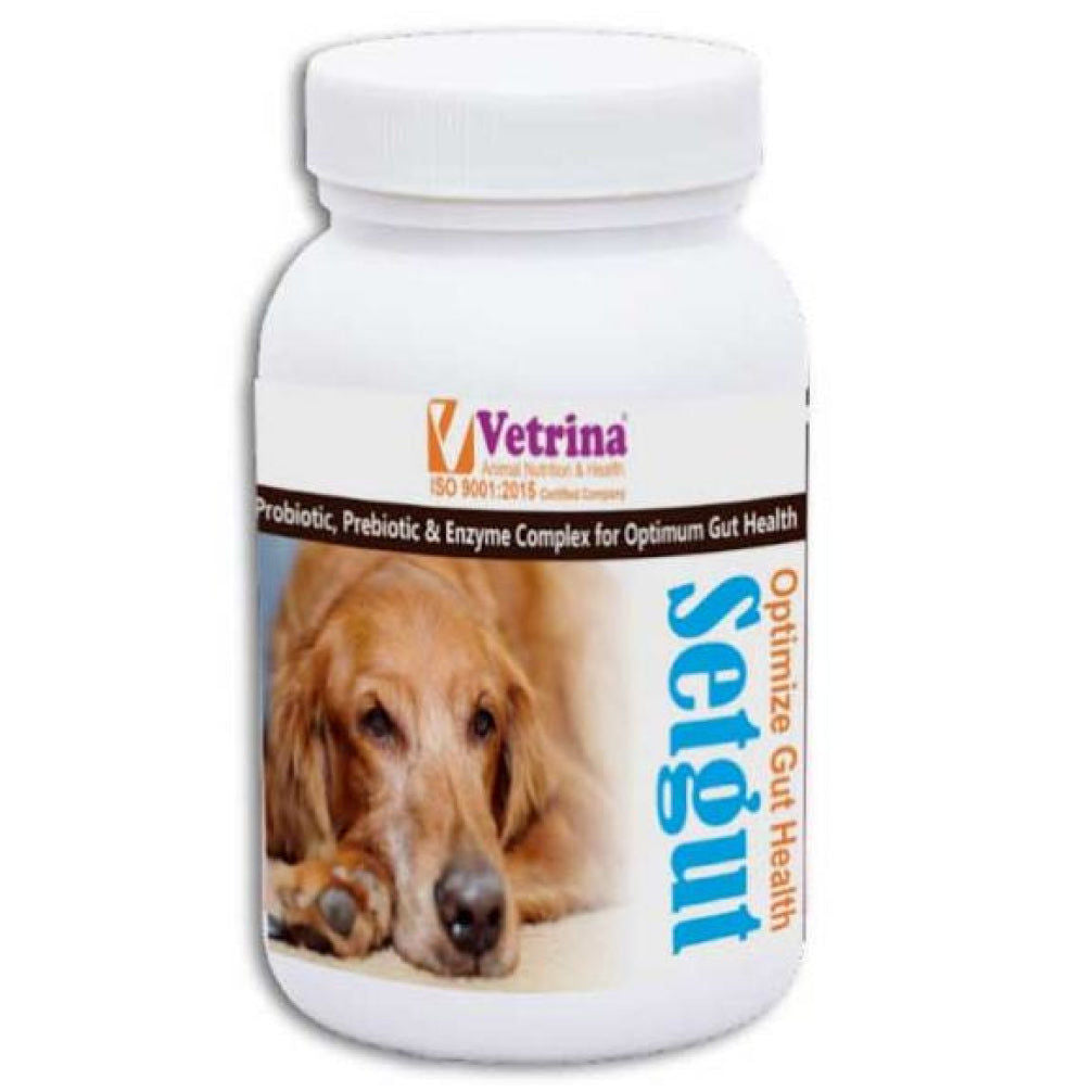 Vetrina Setgut Powder for Dogs and Cats — side view