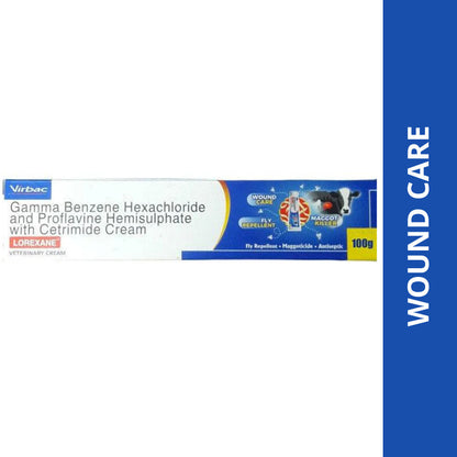 Virbac Lorexane Wound Cream for Dogs and Cats — detail shot