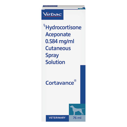 Virbac Cortavance (Hydrocortisone) Spray for Dogs & Cats — side view