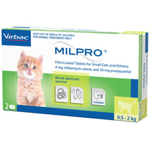 Virbac Milpro Dewormer For Small Cats Kittens