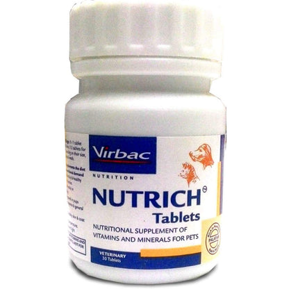 Virbac Nutrich Multi Vitamin Tablets for Dogs and Cats — side view