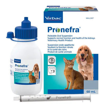 Virbac Pronefra Syrup for Dogs & Cats — side view