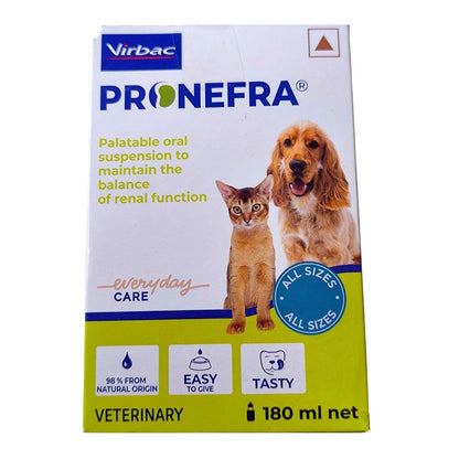Virbac Pronefra Syrup for Dogs & Cats — detail shot