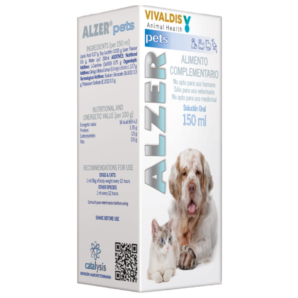 Vivaldis Alzer Syrup For Dogs And Cats 150Ml - Image 2