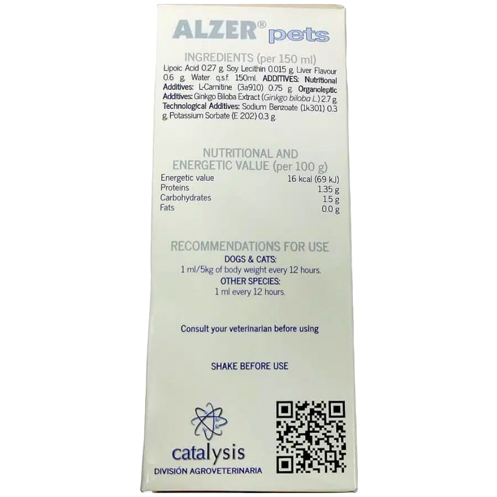 Vivaldis Alzer Syrup For Dogs And Cats 150Ml - Image 5