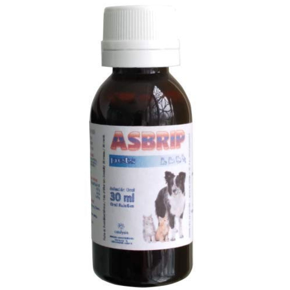 Vivaldis Asbrip Cough Syrup for Dogs and Cats — side view